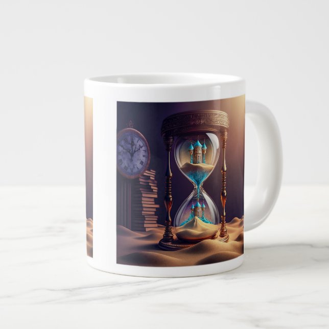 Taza De Café Gigante Fantasy Hourglass Jumbo Mug (Derecha)