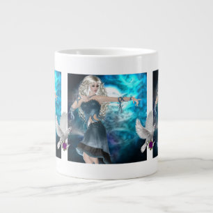 Taza De Café Gigante Fantasy Sky Siren
