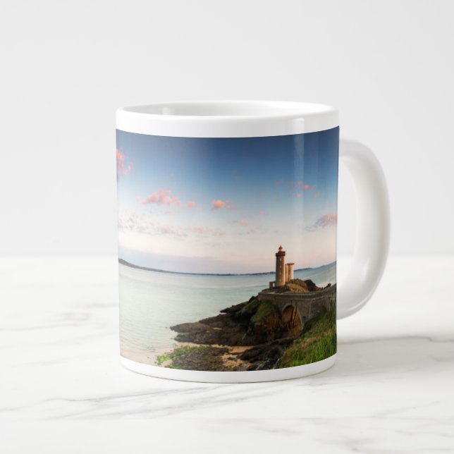Taza De Café Gigante Faro de Minou | France Brittany Finistere (Derecha)