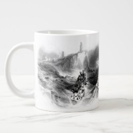 Taza De Café Gigante Faro de Tynemouth