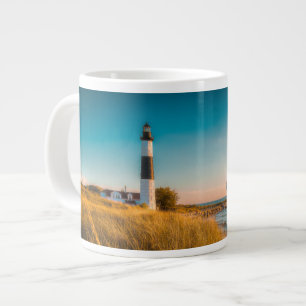 Taza De Café Gigante Faros   Big Sable Lighthouse Ludington, MI