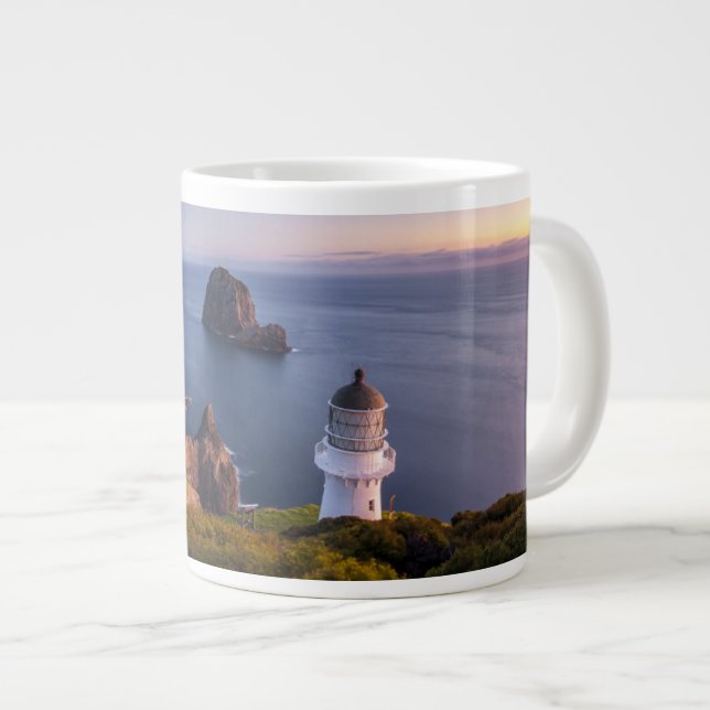 Taza De Café Gigante Faros | Faro Cabo Brett Nueva Zelanda (Derecha)