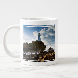 Taza De Café Gigante Faros Islas del Canal de La Corbière