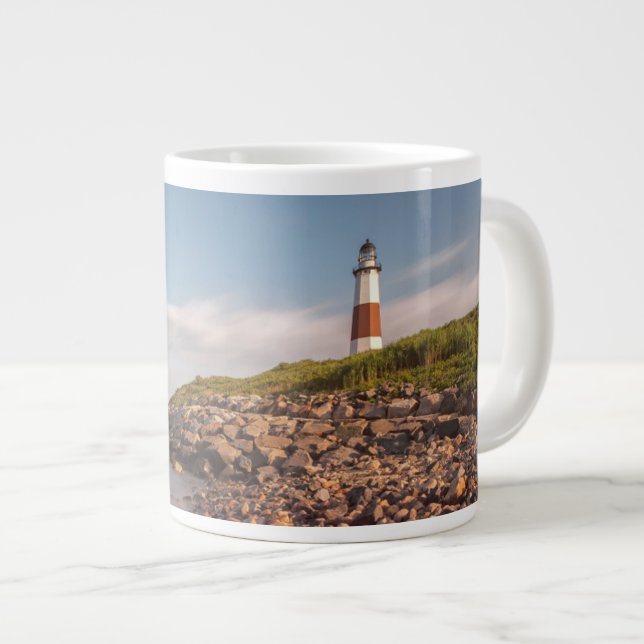 Taza De Café Gigante Faros | Montauk Point Long Island (Derecha)