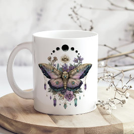 Taza De Café Gigante Fases lunares de la polilla celestial