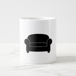Taza De Café Gigante Fat Furniture Silhouette Comfort Luxury Design