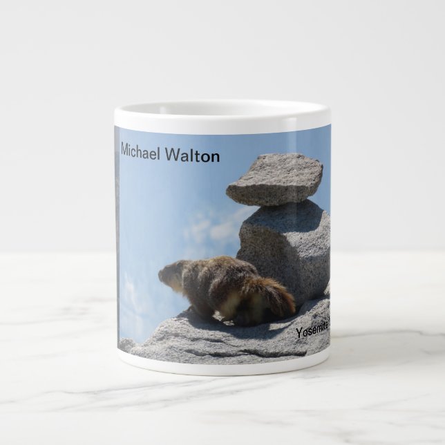Taza De Café Gigante Fauna 2018 de Michael Walton #2 Yosemite (Frente)