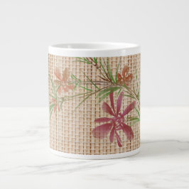 Taza De Café Gigante Faux Bamboo Original Art Jumbo Mug