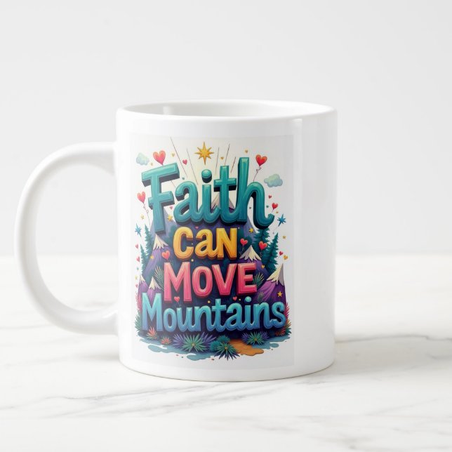 Taza De Café Gigante Fe (Izquierda)