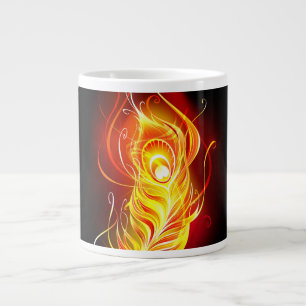 Taza De Café Gigante Feather Peacock
