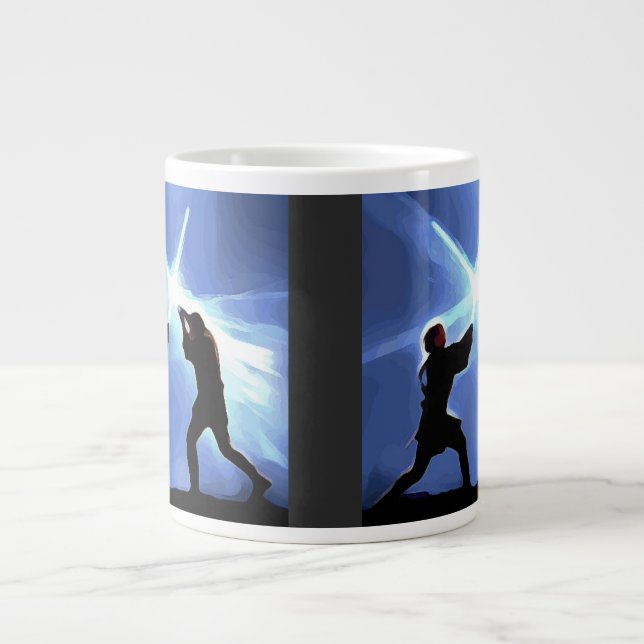 Taza De Café Gigante Feel the Force (Frente)