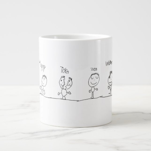 Taza De Café Gigante Feelings Mug (Frente)