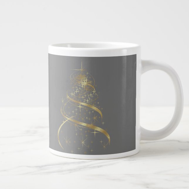 Taza De Café Gigante Felices fiestas - Mug (Derecha)