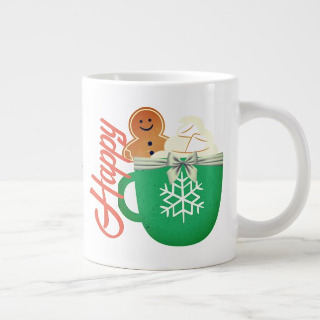 TAZA DE CAFÉ GIGANTE FELIZ (Derecha)