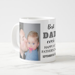 Taza De Café Gigante Feliz 1er Día del Padre 2021 mejor foto de papá