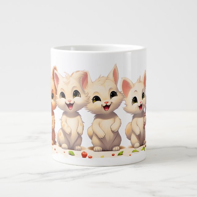 Taza De Café Gigante Feliz Año Nuevo (Frente)