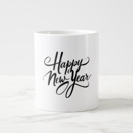 Taza De Café Gigante Feliz Año Nuevo