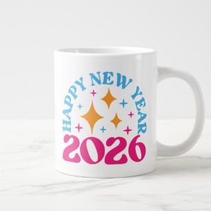 Taza De Café Gigante Feliz Año Nuevo 2026-73950
