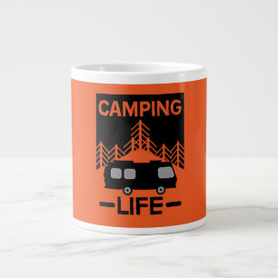 Taza De Café Gigante Feliz Caravaner   Regalos de caravana   Caravannin