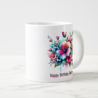 Taza De Café Gigante Feliz cumpleaños Beatrix