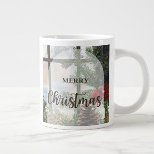 TAZA DE CAFÉ GIGANTE FELIZ DÍA DE NAVIDAD
