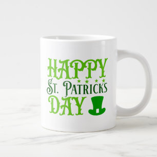 Taza De Café Gigante Feliz Día de San Patricio-88489