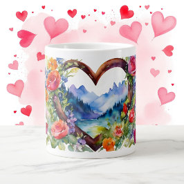 Taza De Café Gigante Feliz Día de San Valentín, dulces Recuerdos del pr