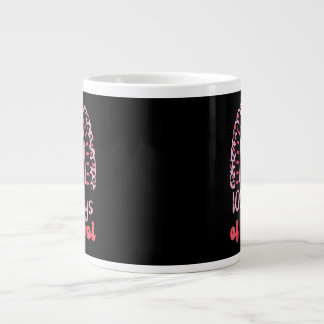 Taza De Café Gigante Feliz diseño del Día de San Valentín para hombres 