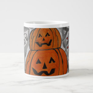 Taza De Café Gigante Feliz Halloween