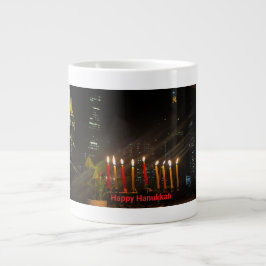 Taza De Café Gigante Feliz Hanukkah