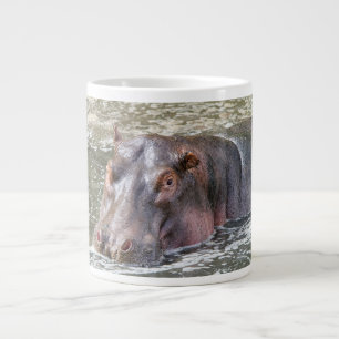 Taza De Café Gigante Feliz Hippo