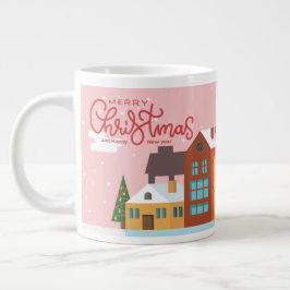 Taza De Café Gigante Feliz Navidad Mug | Festividad