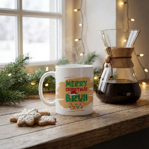 Taza De Café Gigante Feliz navidad sombrero de santa con nombre persona