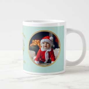 Taza De Café Gigante Feliz Navidad y Te Amo Abuela   Dos Fotos