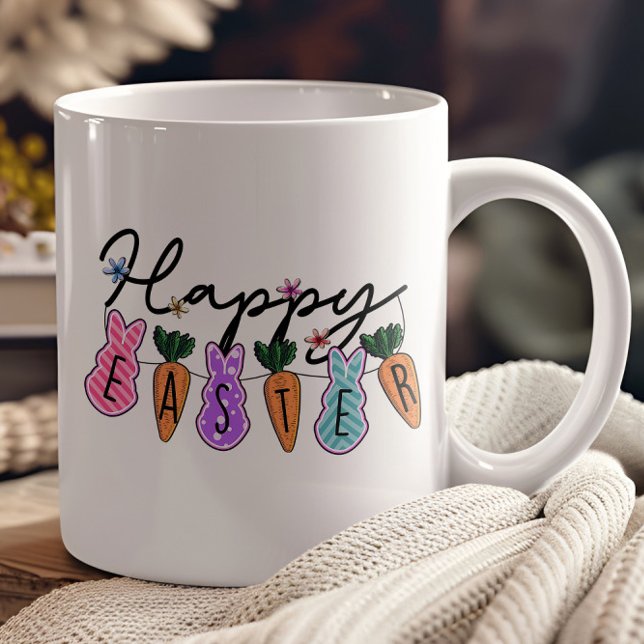 Taza De Café Gigante ¡Feliz Pascua! (Happy Easter.)