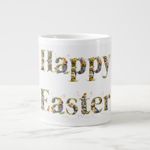 Taza De Café Gigante Feliz texto decorativo de Pascua: Bebés