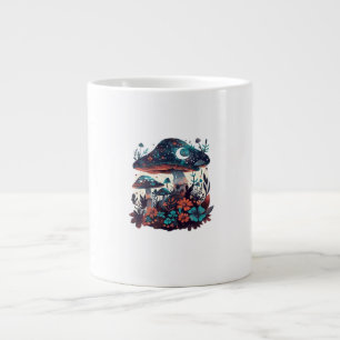 Taza De Café Gigante Feria de hongos Cottagecore y estético Goblincore