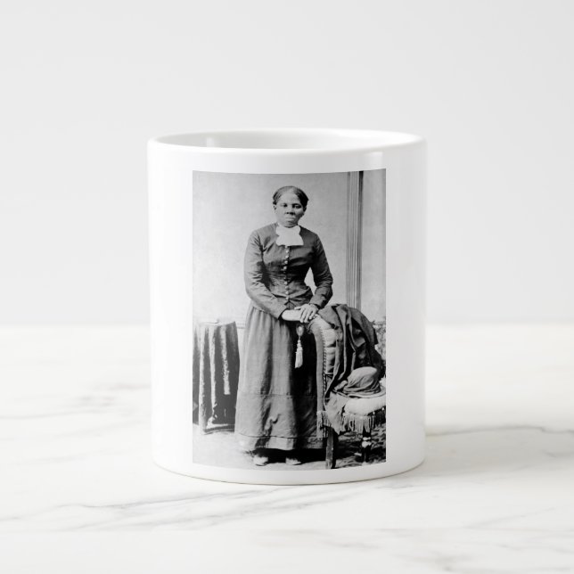 Taza De Café Gigante Ferrocarril Subterráneo Harriet Tubman Conductor (Frente)