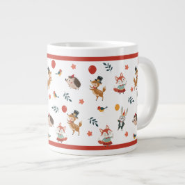 Taza De Café Gigante Festive animals 