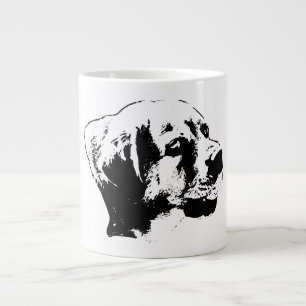 Taza De Café Gigante Fetch Focus - Perfil de ojos brillantes