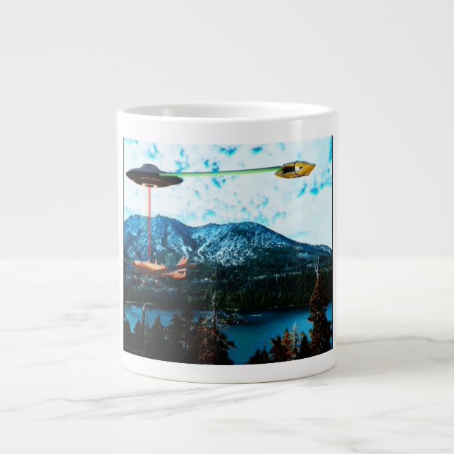 Taza De Café Gigante Fiebre saudita (Frente)