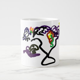 Taza De Café Gigante fiesta de Cuervos Negros