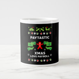 Taza De Café Gigante Fiesta de oficina de nóminas de Navidades feos