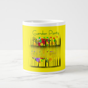 Taza De Café Gigante Fiesta en el jardín Amarillo