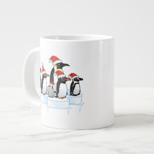 Taza De Café Gigante Fiesta Penguin navidades