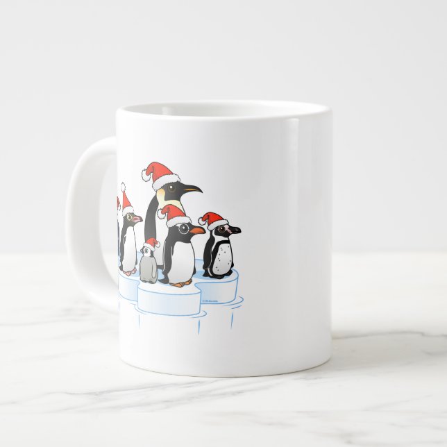 Taza De Café Gigante Fiesta Penguin navidades (Izquierda)