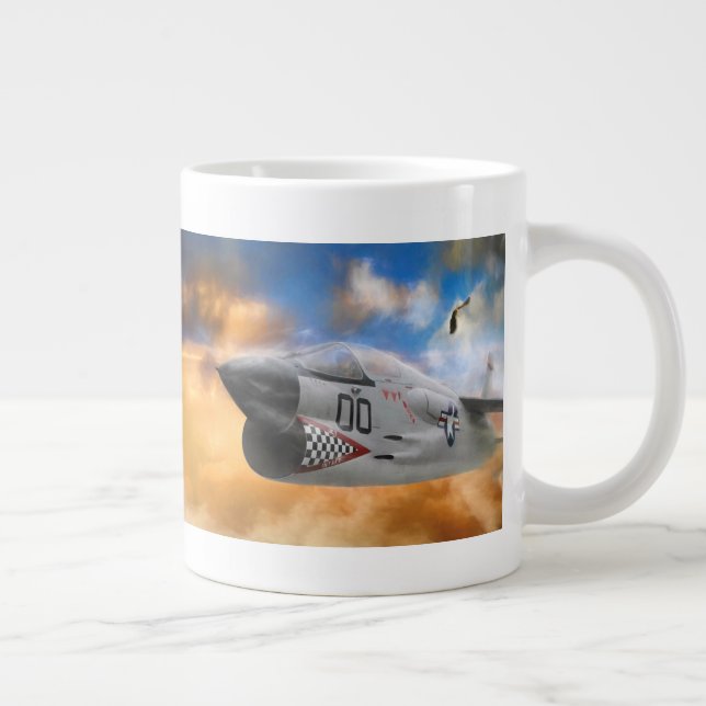 TAZA DE CAFÉ GIGANTE FIGHTER JET WILD SKY FRONTIERS (Derecha)