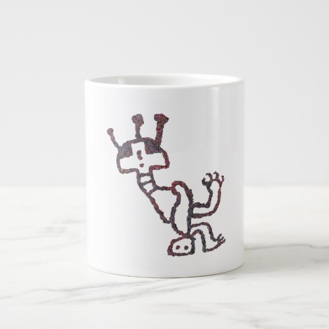 Taza De Café Gigante Figura mítica estilizada (Frente)