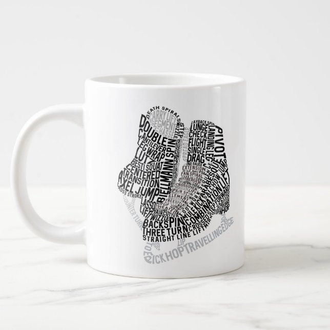 Taza De Café Gigante Figura Patinaje artístico sobre hielo (Izquierda)