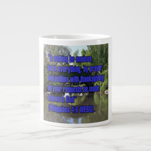 Taza De Café Gigante Filipinas 4:6 WEBU Mug (Frente)